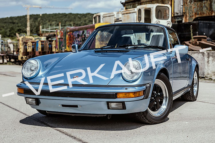 porsche-911-carrera-targa-g-modell-irisblau-front Porsche 911 Carrera 3,2L Targa G-Modell Irisblau