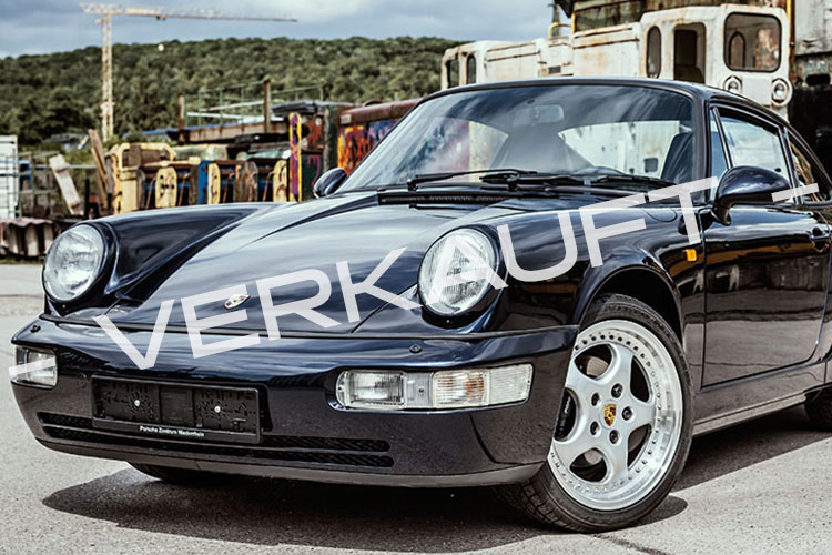 porsche-964-carrera-2-coupe-nachtblau-750×750-sammlerstuecke Porsche 911 Carrera 3,2L Targa G-Modell Irisblau